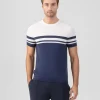 Ron Dorff Lounge T-Shirts | T-Shirts>Bicolor Knitted T-Shirt