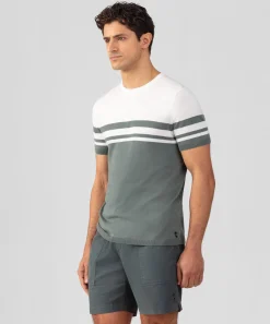 Ron Dorff Lounge T-Shirts | T-Shirts>Bicolor Knitted T-Shirt