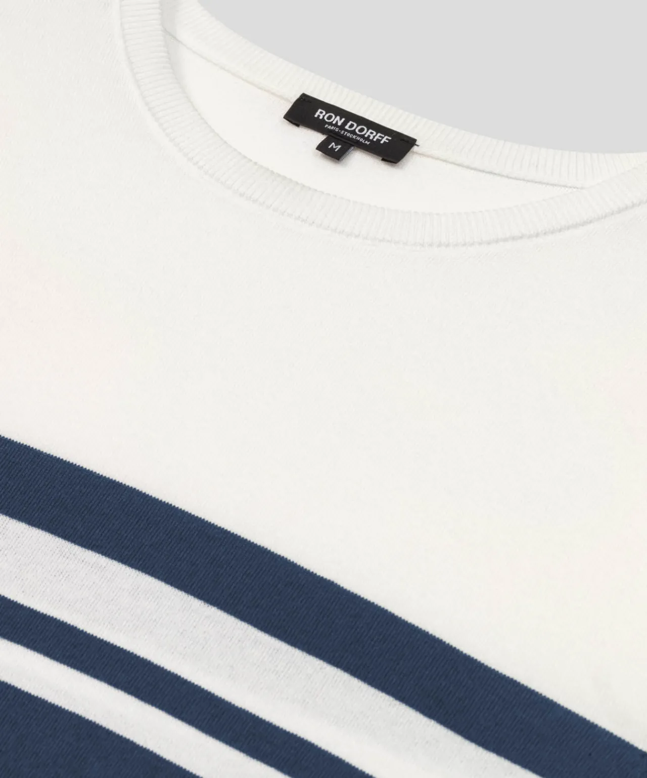 Ron Dorff Lounge T-Shirts | T-Shirts>Bicolor Knitted T-Shirt