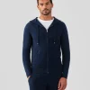 Ron Dorff Cashmere & Knitwear Tops>Cashmere Zipped Hoodie