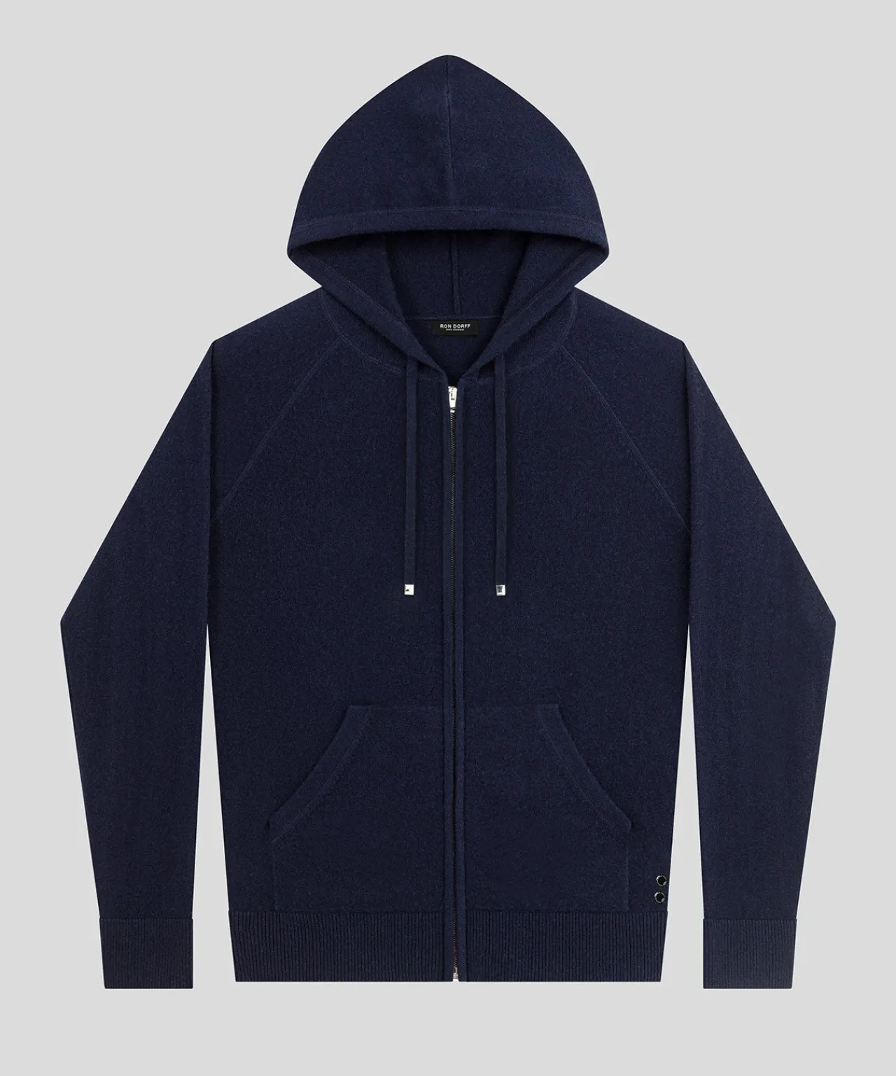 Ron Dorff Cashmere & Knitwear Tops>Cashmere Zipped Hoodie