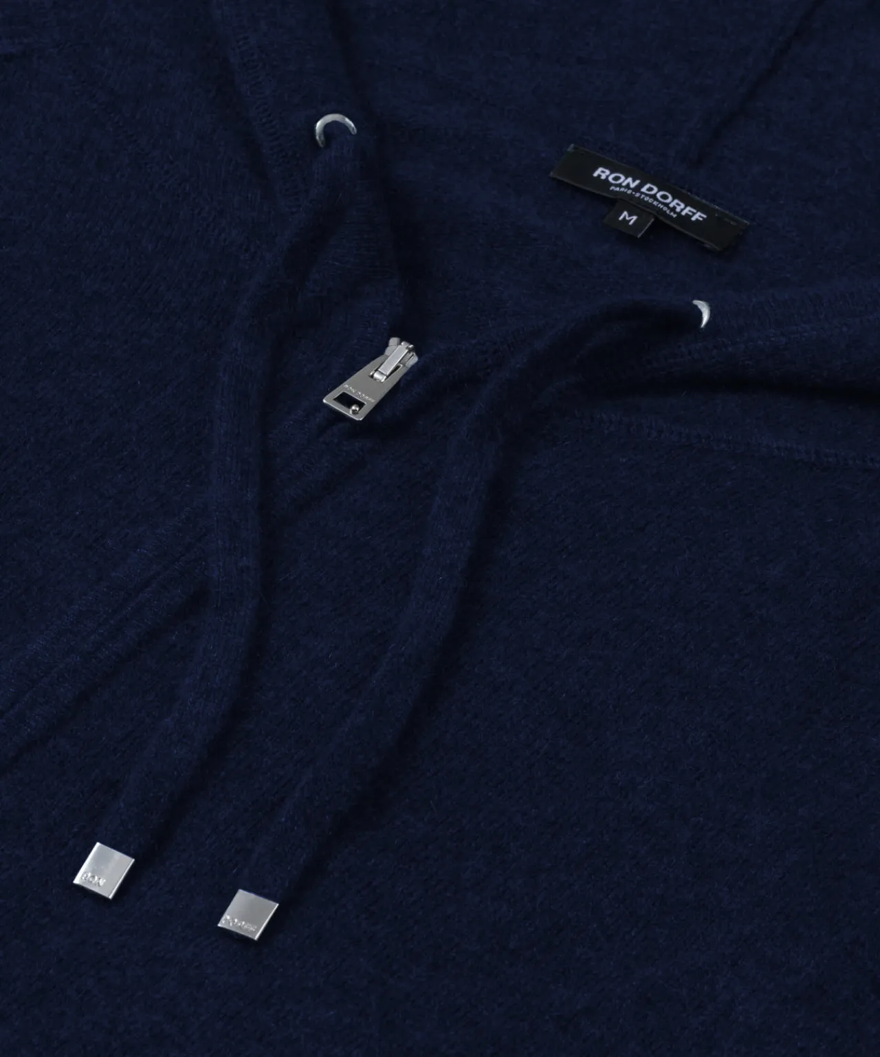 Ron Dorff Cashmere & Knitwear Tops>Cashmere Zipped Hoodie