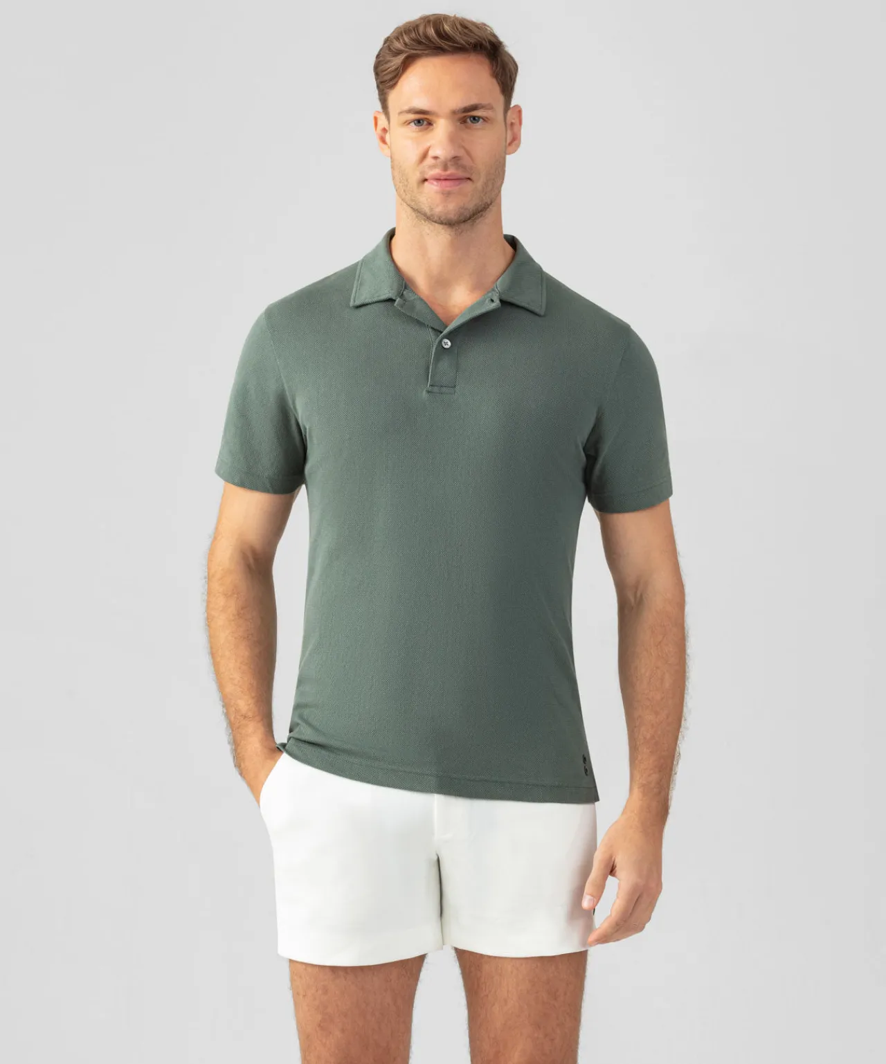 Ron Dorff Polo Shirts>Cotton Mesh RD Polo