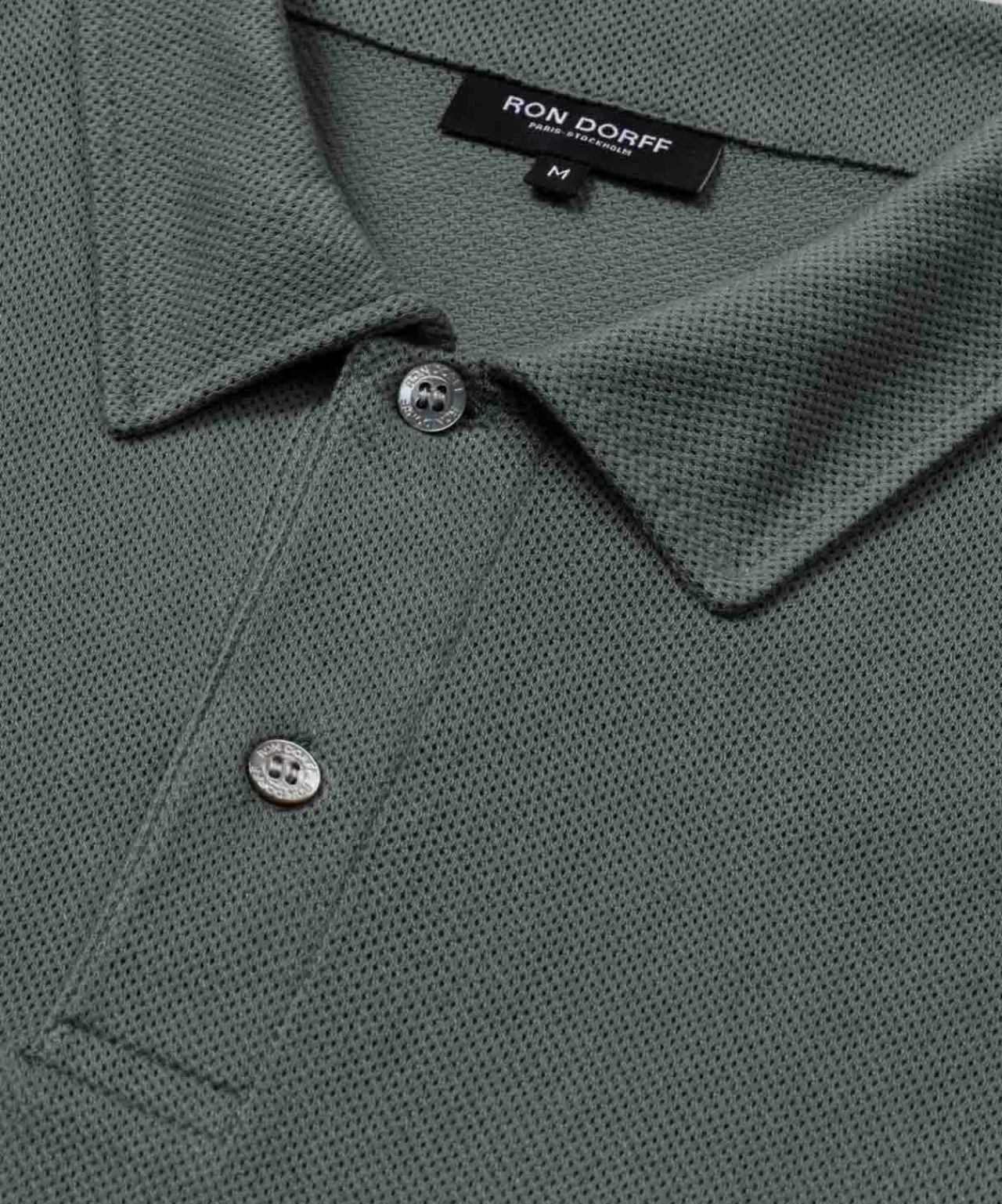 Ron Dorff Polo Shirts>Cotton Mesh RD Polo