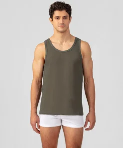 Ron Dorff Pajamas | Lounge T-Shirts>Cotton Mesh Tank Top