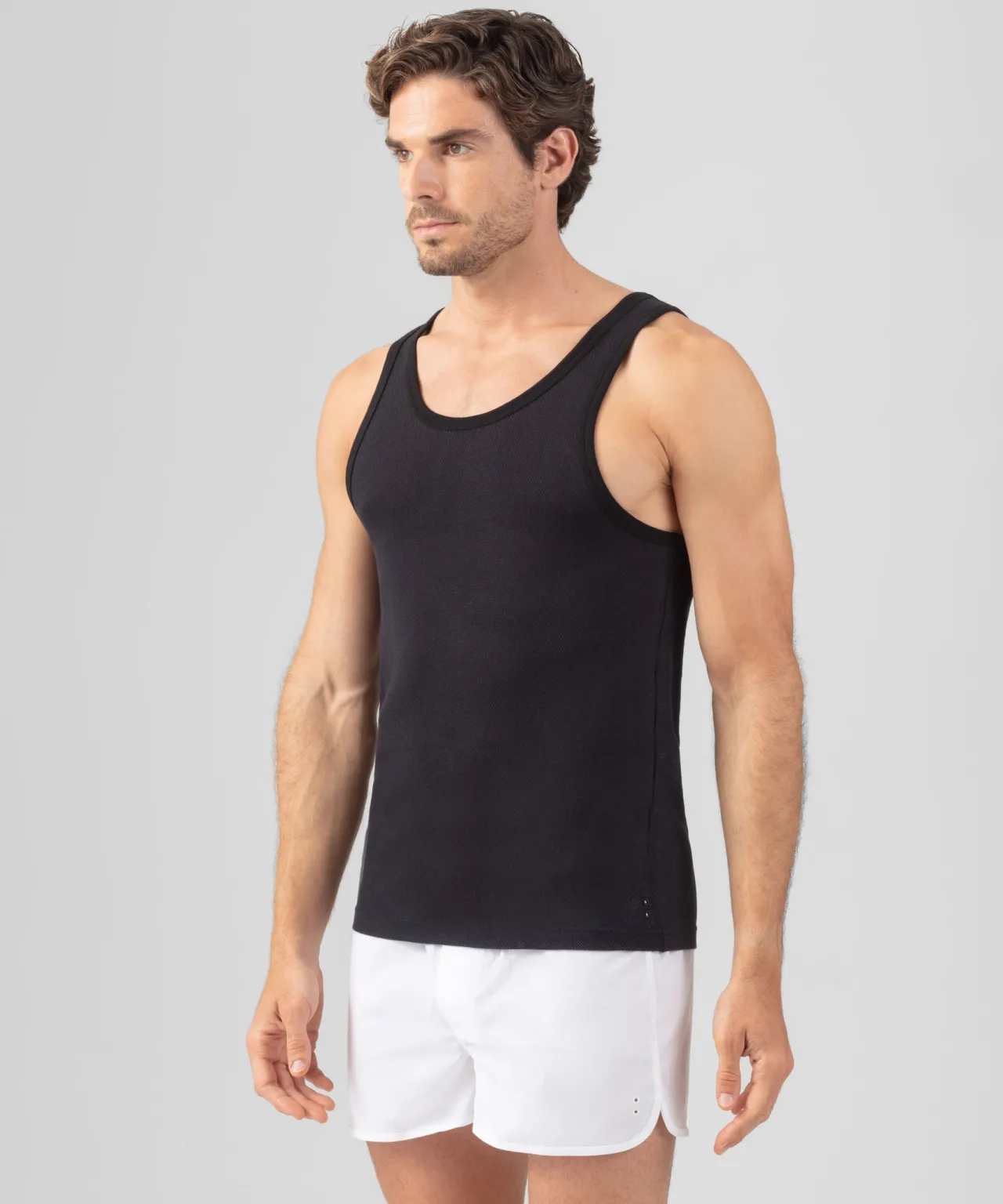 Ron Dorff Pajamas | Lounge T-Shirts>Cotton Mesh Tank Top