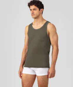 Ron Dorff Pajamas | Lounge T-Shirts>Cotton Mesh Tank Top