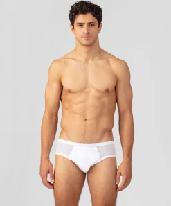 Ron Dorff Y-Front Briefs>Cotton Mesh Y-Front Briefs