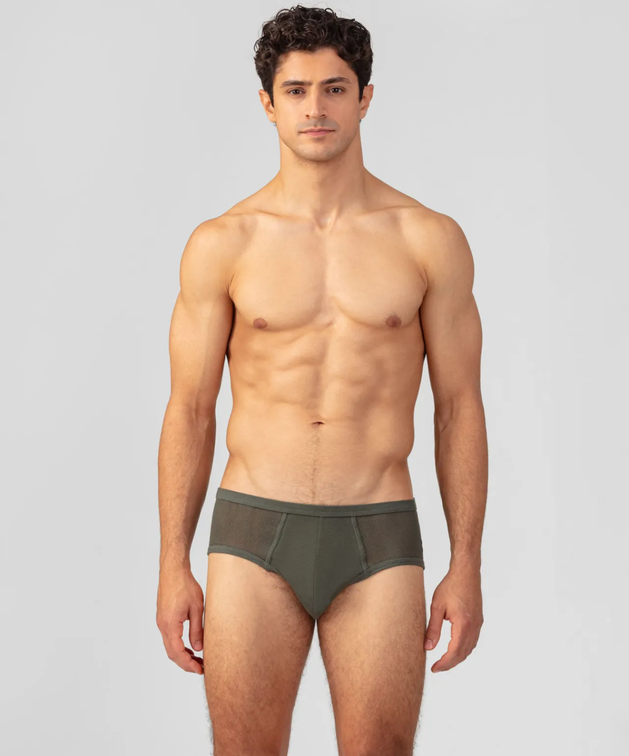 Ron Dorff Y-Front Briefs>Cotton Mesh Y-Front Briefs