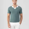 Ron Dorff Polo Shirts>Cotton-Linen Polo