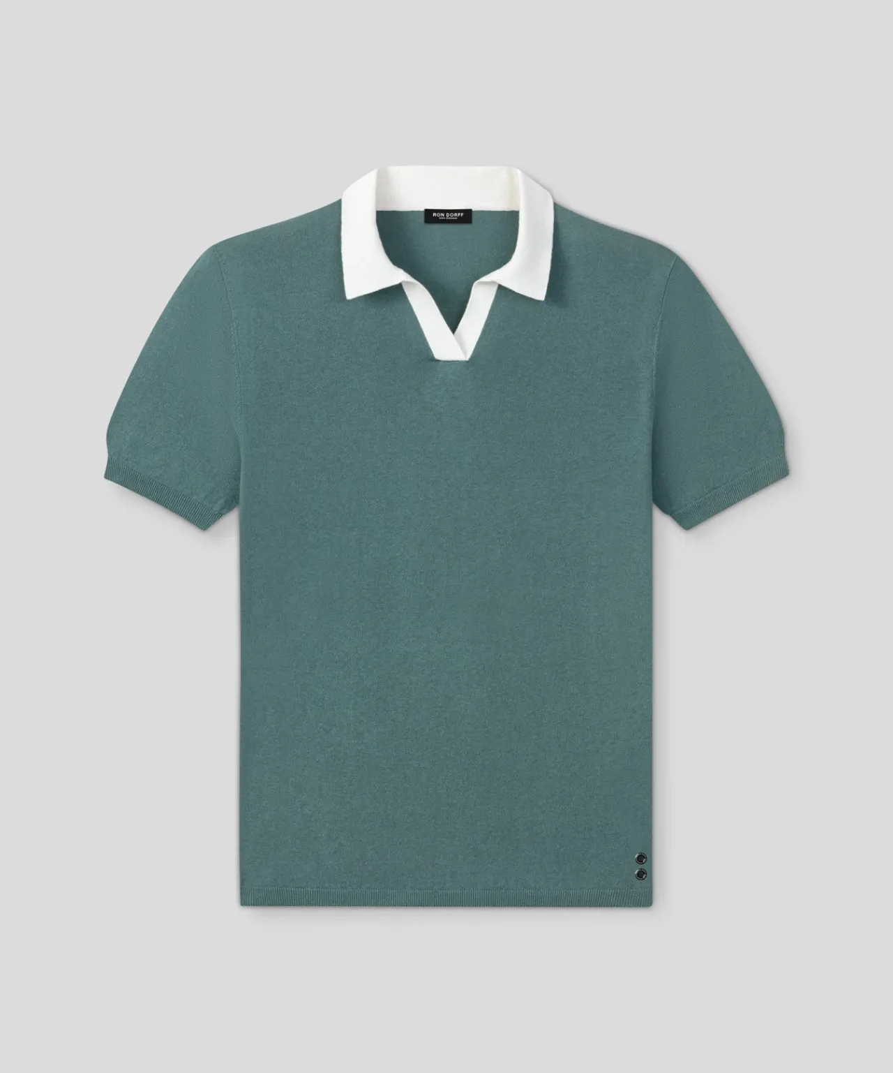 Ron Dorff Polo Shirts>Cotton-Linen Polo