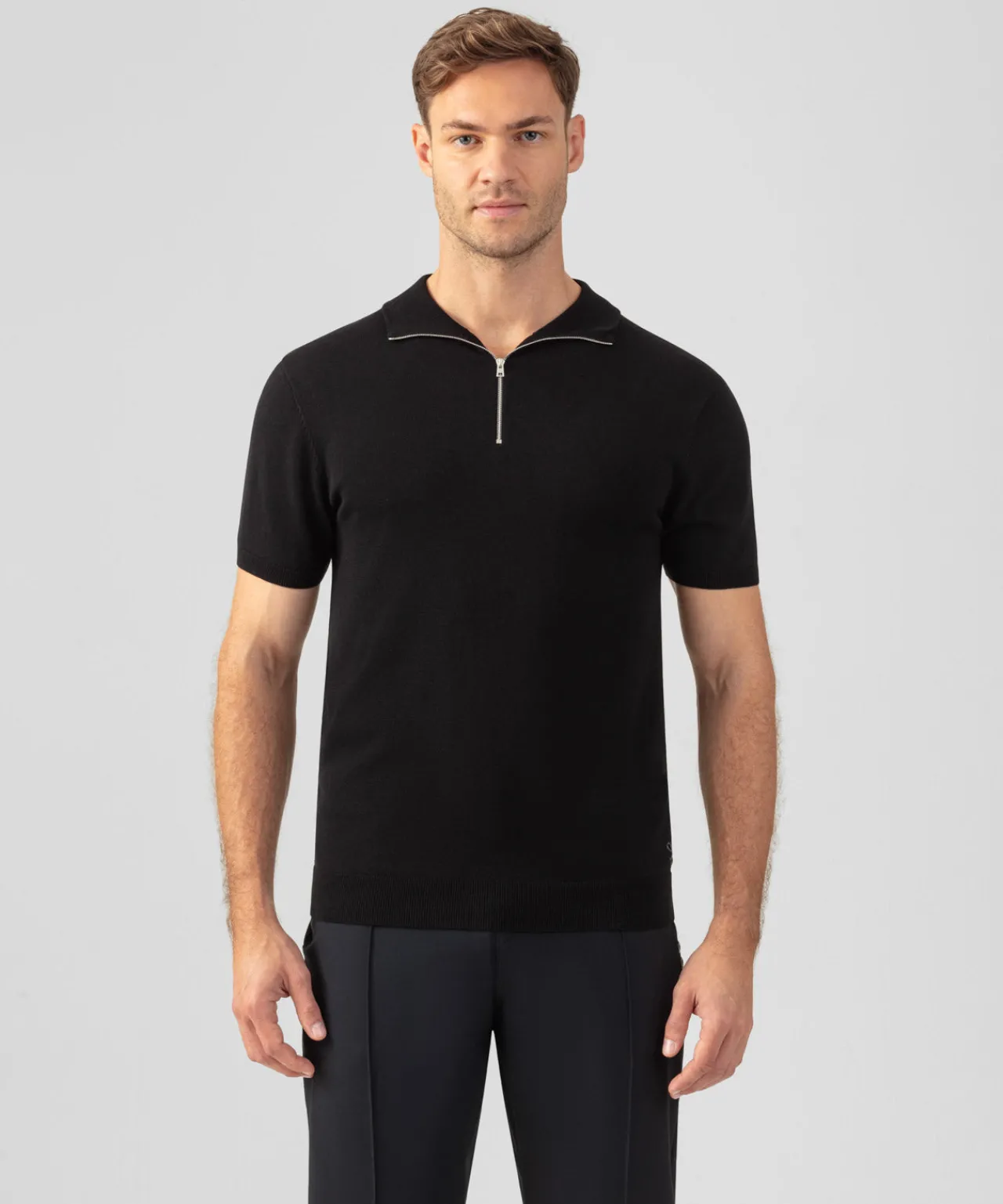 Ron Dorff Polo Shirts>Cotton-Silk RD Polo