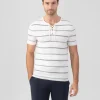 Ron Dorff Lounge T-Shirts | T-Shirts>Knitted T-Shirt w. Fisherman Stripes