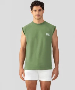 Ron Dorff Sweatshirts>Organic Cotton Sleeveless Sweatshirt "DISCIPLINE"