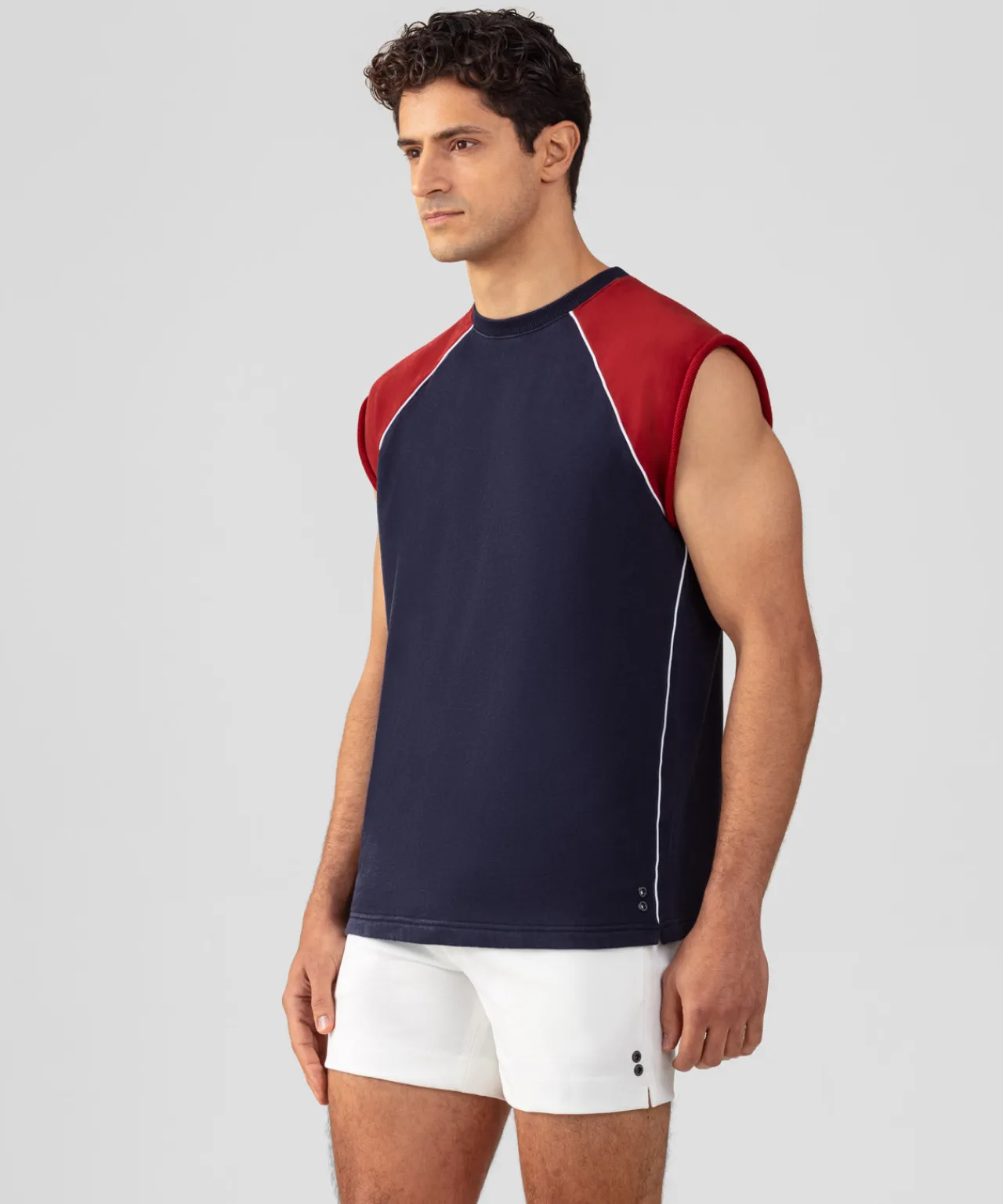 Ron Dorff Sweatshirts>Organic Cotton Sleeveless Sweatshirt