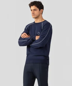 Ron Dorff Sweatshirts>Organic Cotton Sweatshirt w. Piping