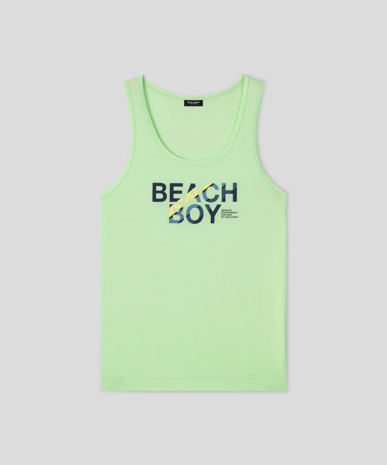 Ron Dorff Pajamas | Lounge T-Shirts>Organic Cotton Tank Top "BEACH BOY"