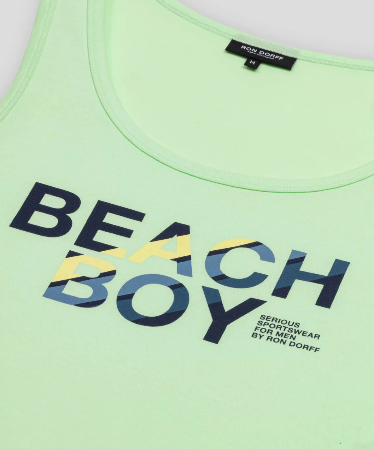Ron Dorff Pajamas | Lounge T-Shirts>Organic Cotton Tank Top "BEACH BOY"