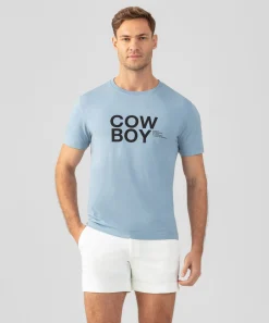 Ron Dorff Lounge T-Shirts | T-Shirts>Organic Cotton T-Shirt "COW BOY"