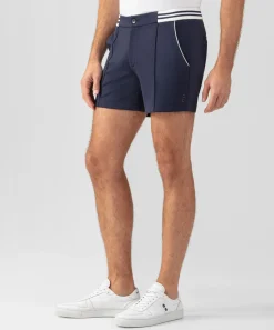 Ron Dorff Shorts>RD Tennis Shorts w. Striped Waist