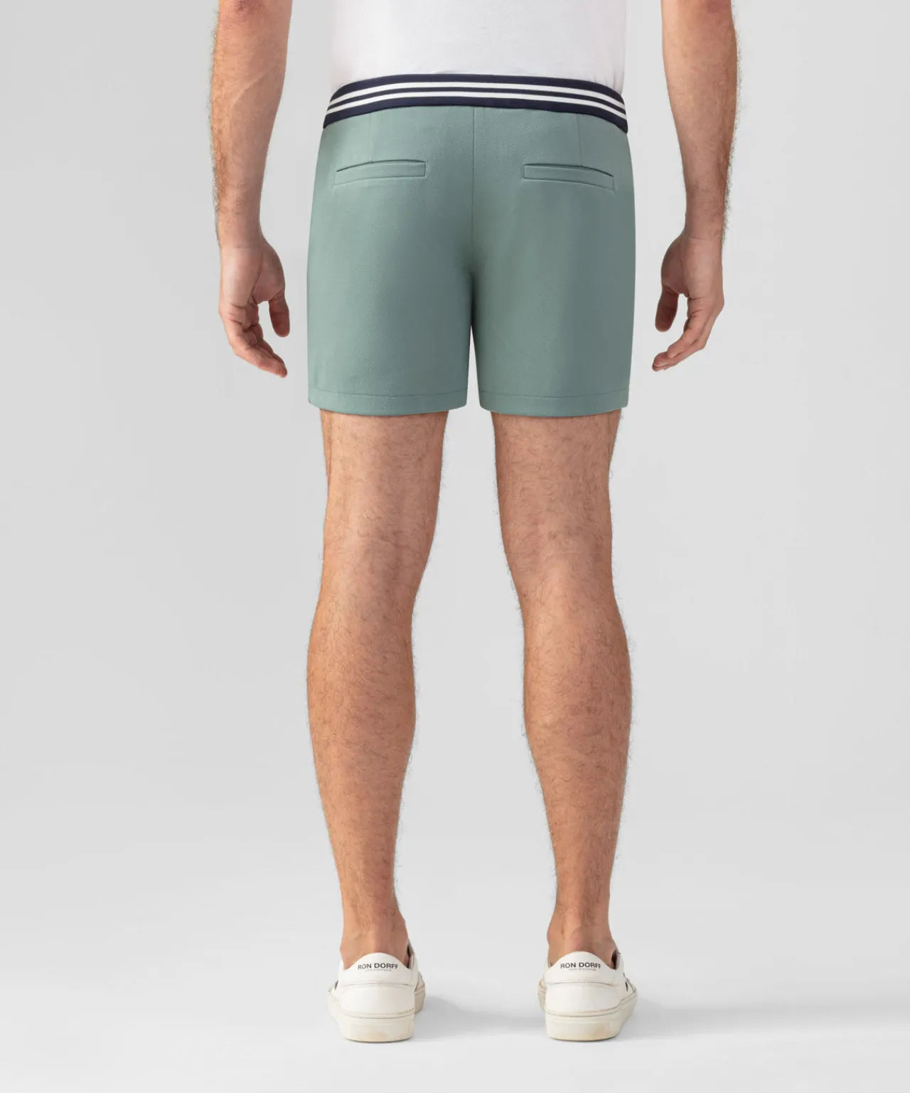 Ron Dorff Shorts>RD Tennis Shorts w. Striped Waist