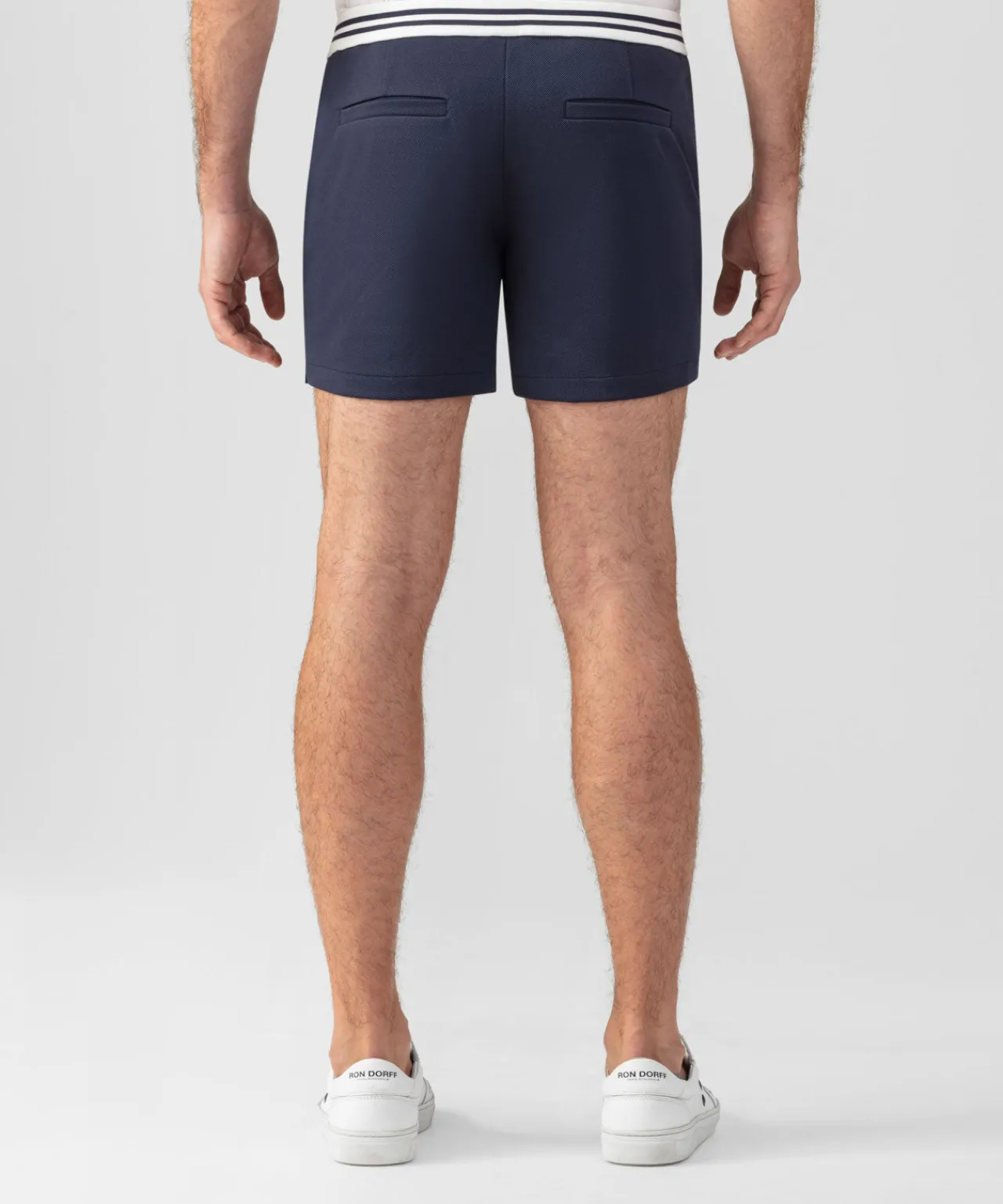 Ron Dorff Shorts>RD Tennis Shorts w. Striped Waist