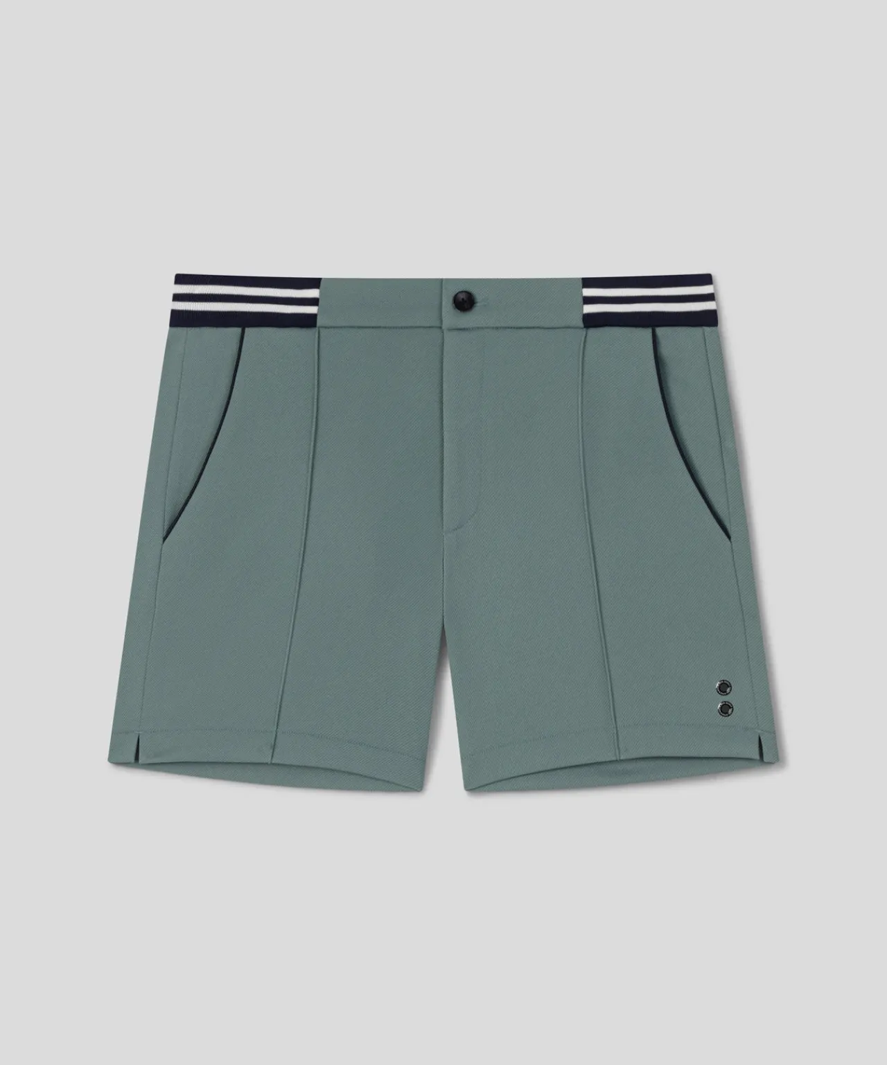 Ron Dorff Shorts>RD Tennis Shorts w. Striped Waist