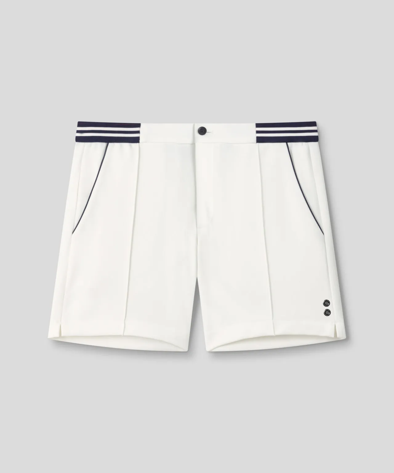 Ron Dorff Shorts>RD Tennis Shorts w. Striped Waist
