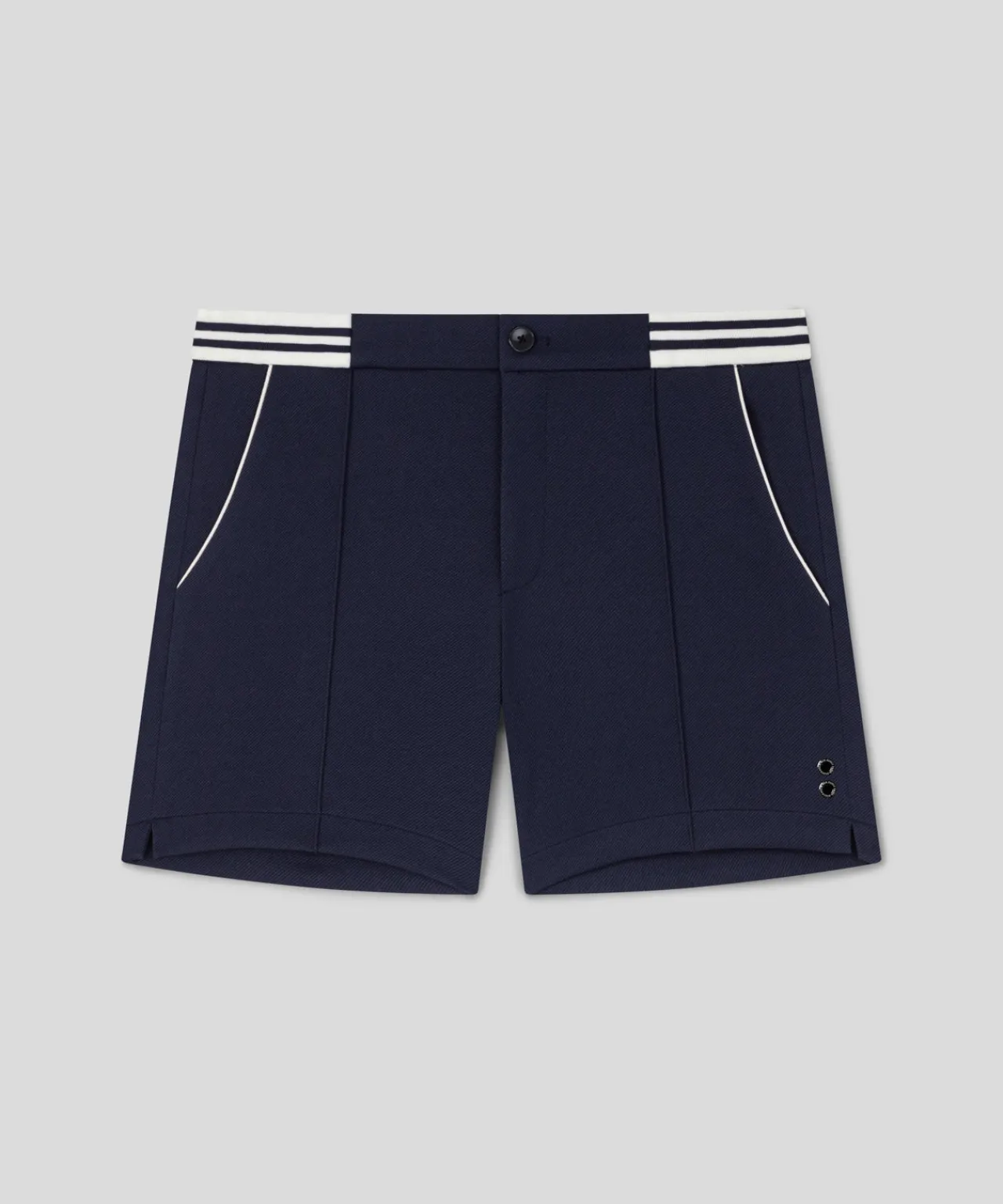 Ron Dorff Shorts>RD Tennis Shorts w. Striped Waist