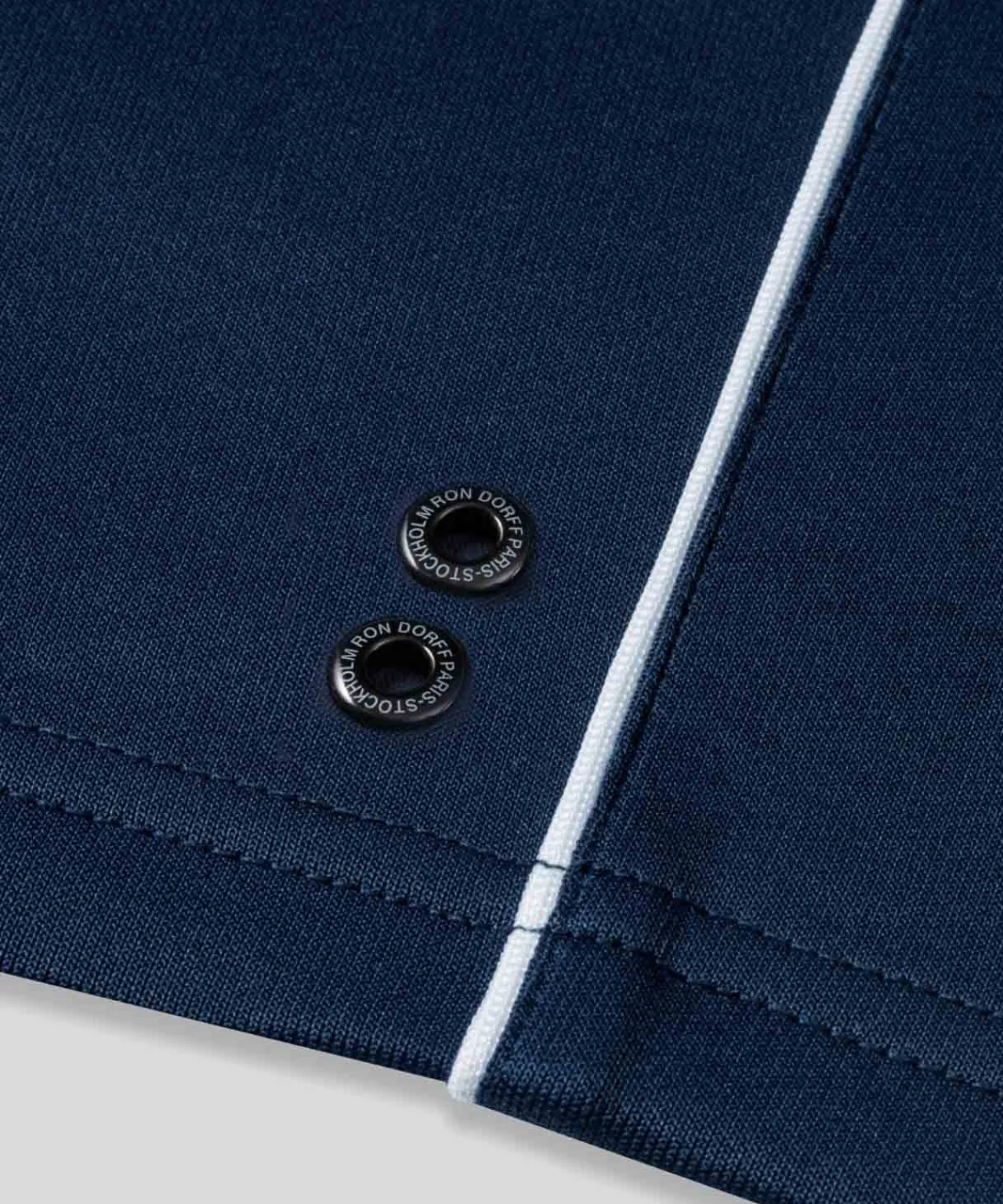 Ron Dorff Shorts>Retro Cotton Shorts w. Piping