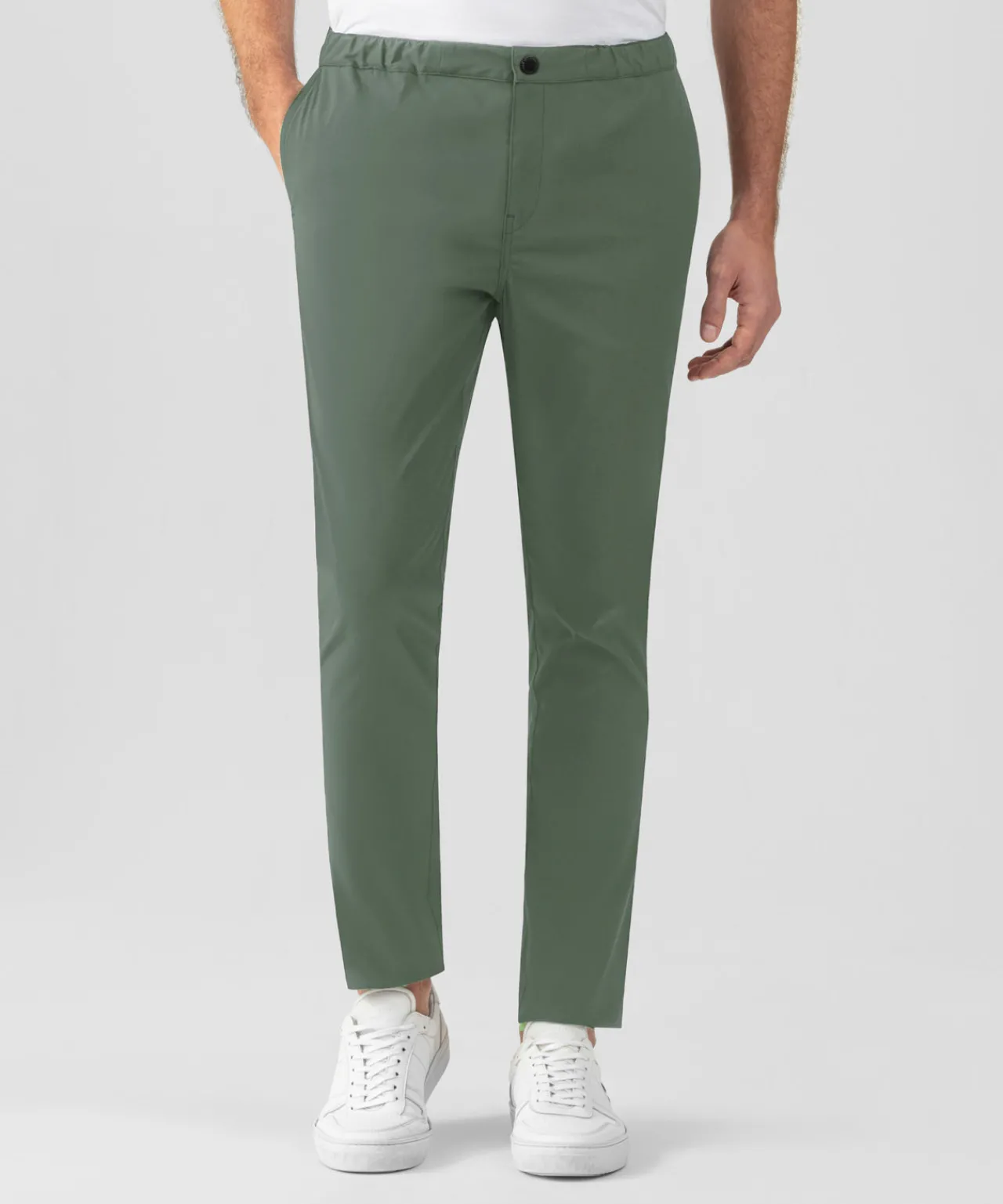 Ron Dorff Pants>Sports Chino Pants w. Side Stripes