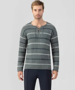 Ron Dorff Cashmere & Knitwear Tops>Swedish Fisherman Cotton Sweater