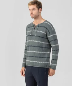 Ron Dorff Cashmere & Knitwear Tops>Swedish Fisherman Cotton Sweater