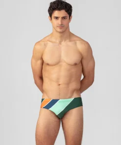Ron Dorff Swim Briefs | Swim Briefs>Swim Briefs w. Diagonal Retro Stripes