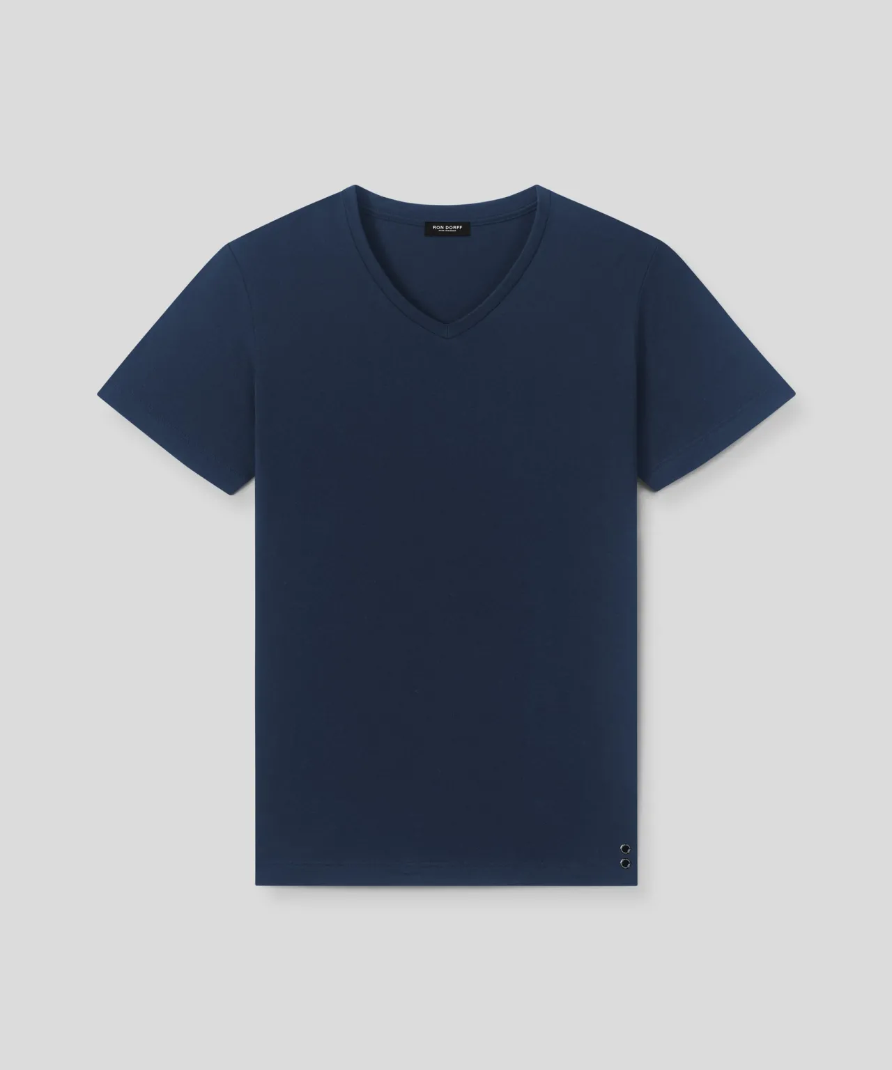 Ron Dorff Lounge T-Shirts | T-Shirts>V Neck T-Shirt Eyelet Edition