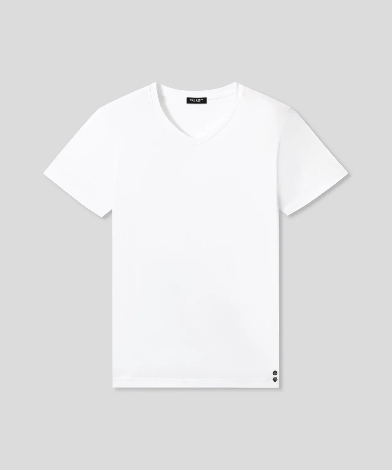 Ron Dorff Lounge T-Shirts | T-Shirts>V Neck T-Shirt Eyelet Edition