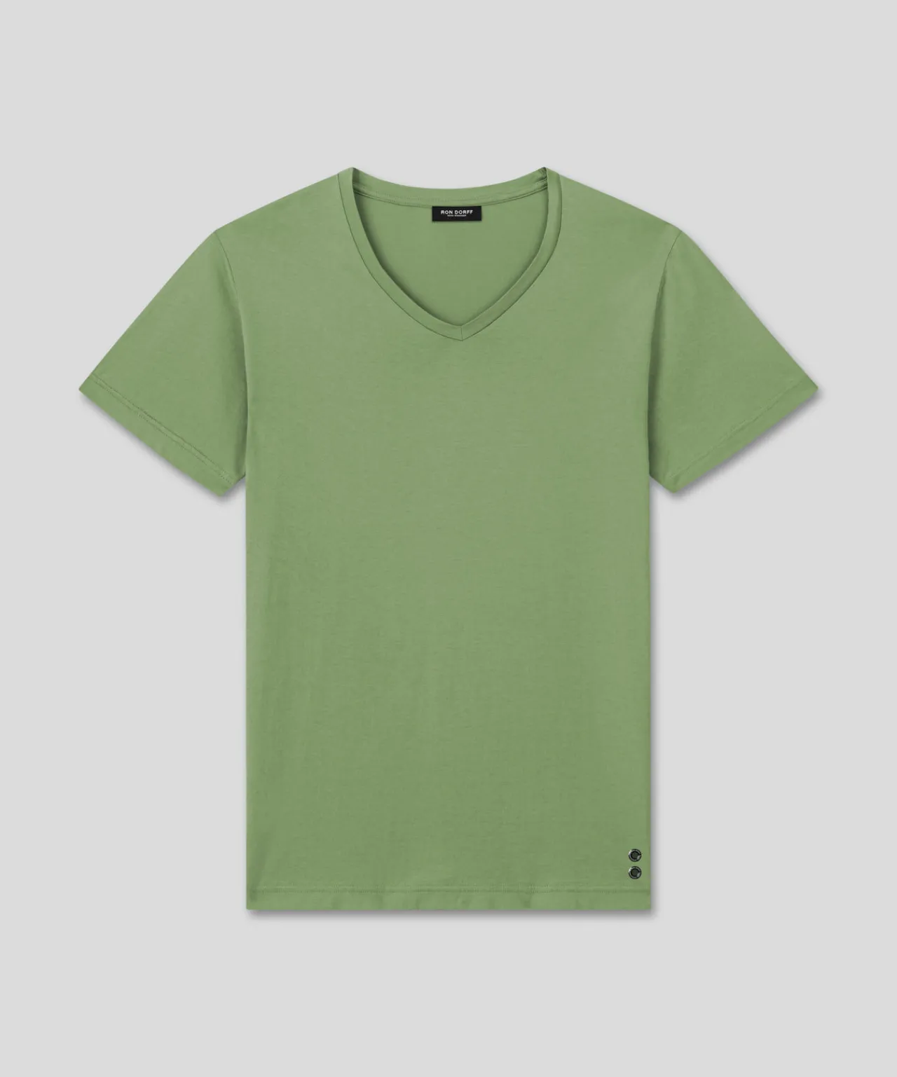 Ron Dorff Lounge T-Shirts | T-Shirts>V Neck T-Shirt Eyelet Edition
