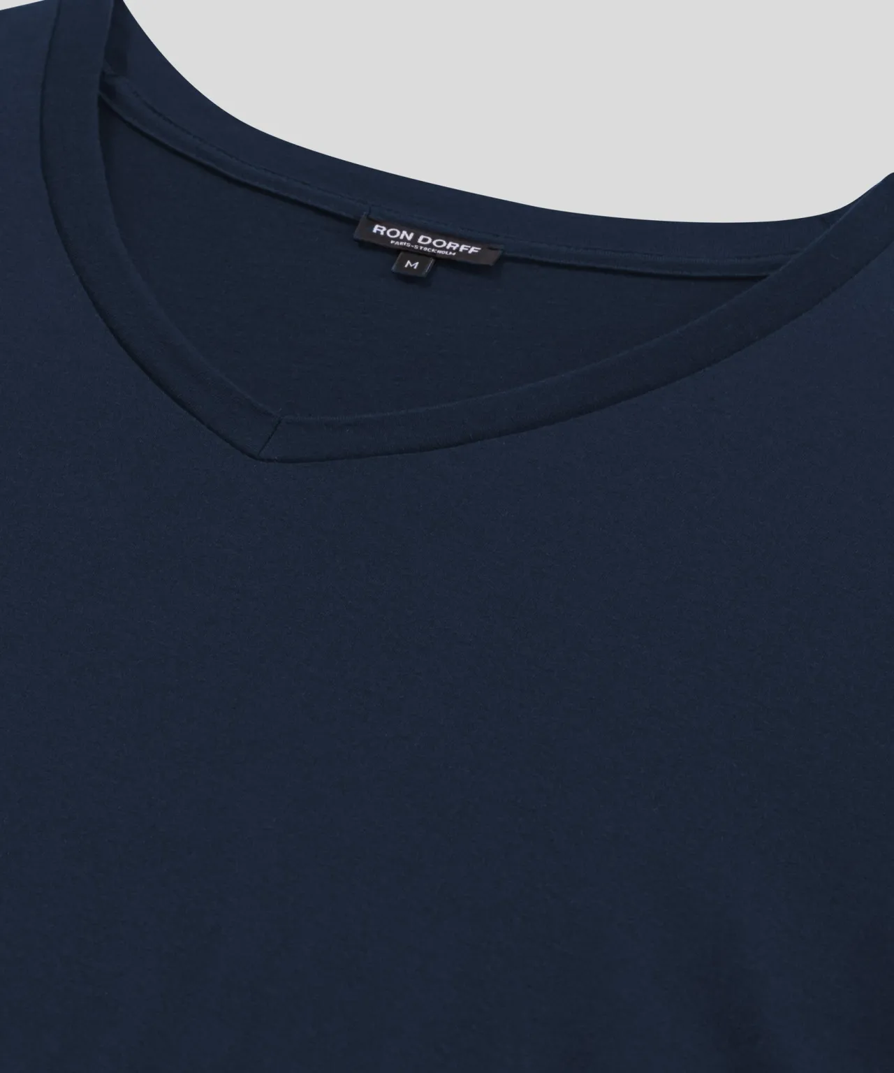 Ron Dorff Lounge T-Shirts | T-Shirts>V Neck T-Shirt Eyelet Edition