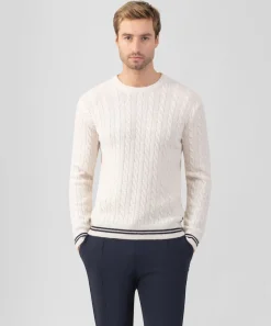 Ron Dorff Cashmere & Knitwear Tops>Wool Cashmere Tennis Sweater