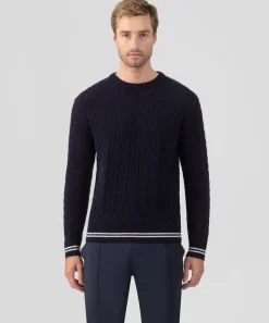 Ron Dorff Cashmere & Knitwear Tops>Wool Cashmere Tennis Sweater
