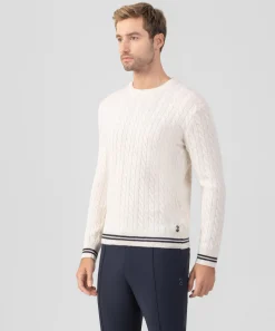Ron Dorff Cashmere & Knitwear Tops>Wool Cashmere Tennis Sweater
