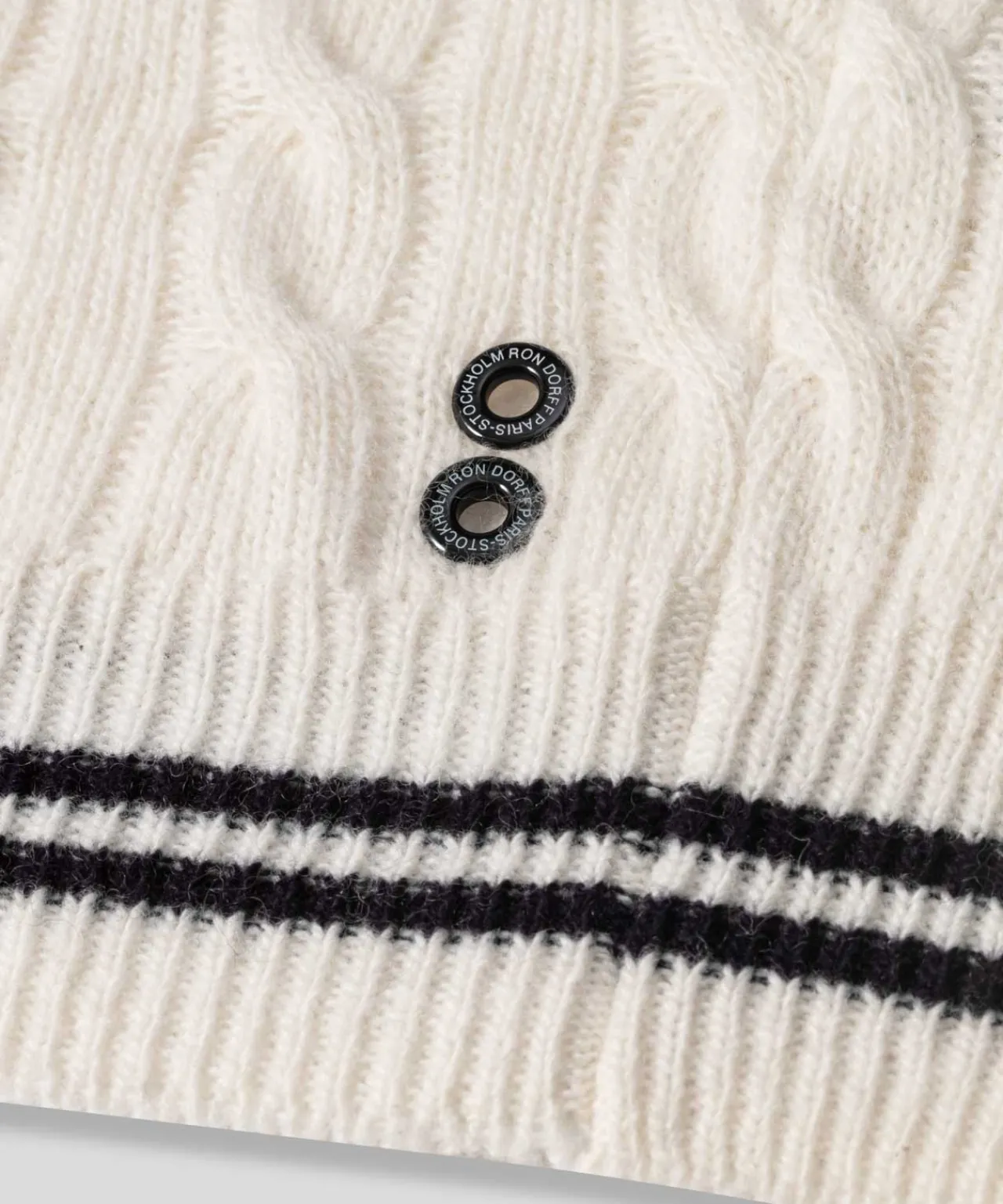 Ron Dorff Cashmere & Knitwear Tops>Wool Cashmere Tennis Sweater
